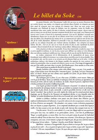 Le billet du Soké